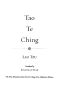 [Triết học Phương Đông 01] • Tao Te Ching · The New Translation from Tao Te Ching · The Definitive Edition (Tarcher Cornerstone Editions)